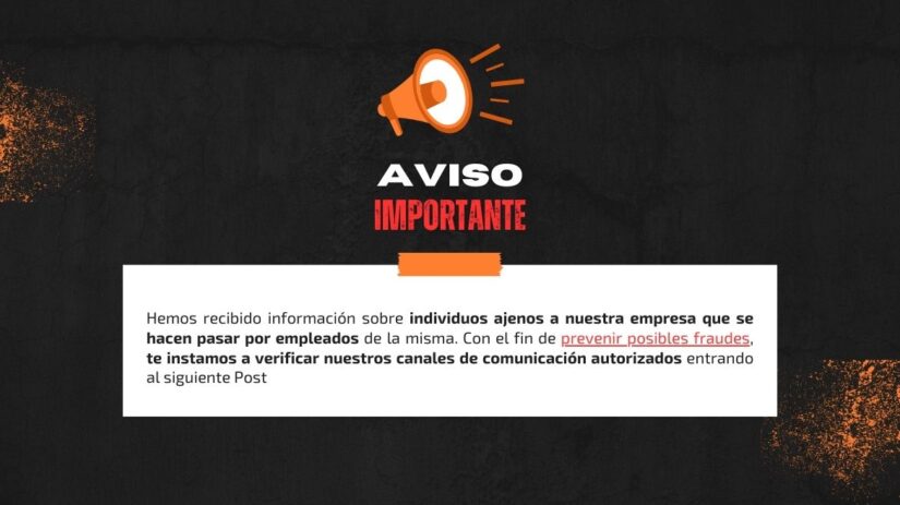 blog aviso ¡Aviso Importante! Toma Precauciones